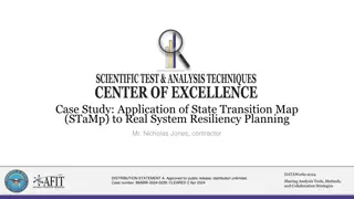 Application of State Transition Map (STaMp) in Real System Resiliency Planning