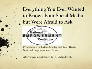 Unveiling the Secrets of Social Media: Insights from Alternatives Conference 2011