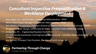 Addressing Shortage of Construction Inspection Staff: ODOT Initiative