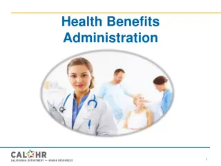 Managing Health Benefits Administration: HR Professional's Role