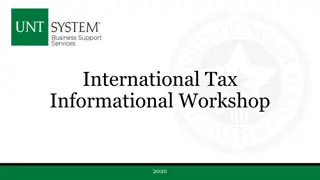 Taxable Scholarships at International Tax Informational Workshop