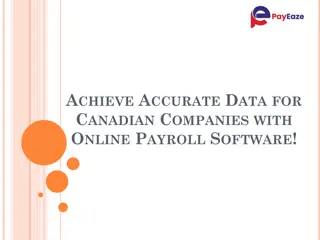 Online Payroll Software: The Key to Accurate Data for Canadian Companies!