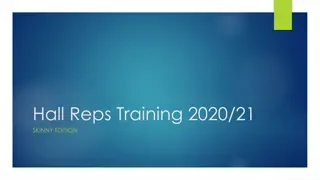 Hall Reps Training 2020/21 Skinny Edition Overview