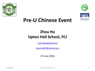 Upton Hall School Chinese Programme Overview