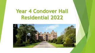 Exciting Residential Experience at Condover Hall in 2022