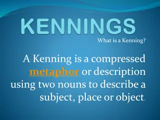 Kennings in Poetry: Examples and Significance