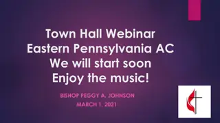 Updates from Eastern Pennsylvania AC Town Hall Webinar