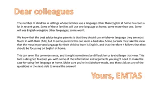 Supporting Multilingual Children in Early Years Settings