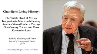 Insights into Vertical Integration in 19th Century America Through Transaction Cost Economics