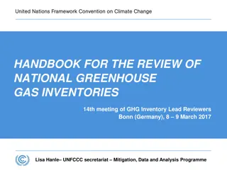 Handbook for the Review of National Greenhouse Gas Inventories - Overview and Implementation Guide