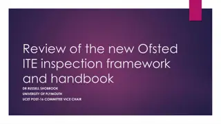 In-Depth Review of Ofsted ITE Inspection Framework by Dr. Russell Shobrook