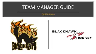 Team Manager Guide for the 2019-20 Hockey Season