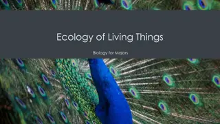 Ecology: Interactions and Environments in Biology