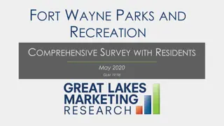 Fort Wayne Parks and Recreation 2020 Survey Highlights