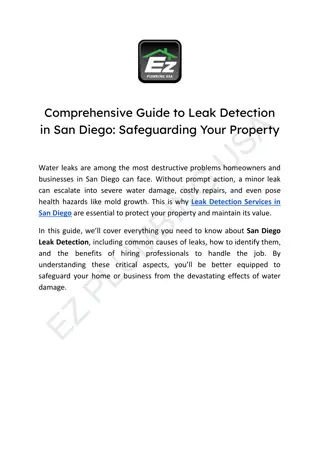 Ultimate Guide to Leak Detection in San Diego: Protect Your Property from Hidden