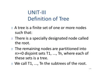 Trees and Binary Trees in Data Structures