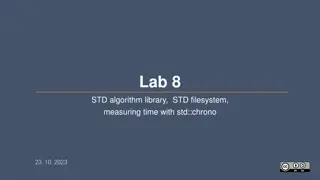 STD Algorithm Library in C++