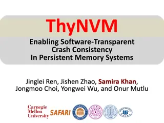 Enhancing Crash Consistency in Persistent Memory Systems