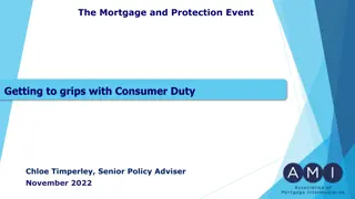 Consumer Duty in Mortgage and Protection