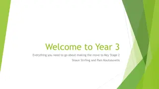 Welcome to Year 3: Key Stage 2 Transition Information