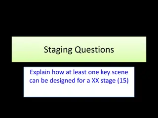 Designing a Key Scene for Stage Types: In the Round and Proscenium Arch