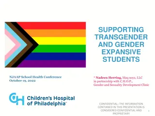 Supporting Transgender & Gender Expansive Students