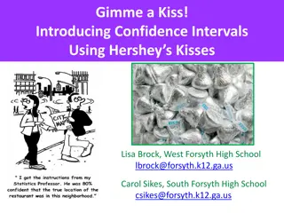 Confidence Intervals Using Hershey's Kisses