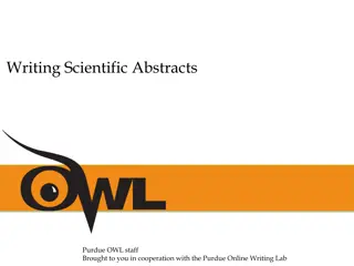 Mastering the Art of Writing Scientific Abstracts