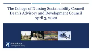 College of Nursing Sustainability Council Initiatives