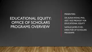 Education Equity Programs Overview at Penn State