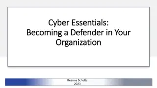 Cyber Threats and the Role of Defenders in Organizations