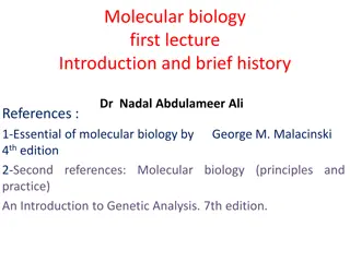 Introduction to Molecular Biology: Historical Insights and Key Experiments