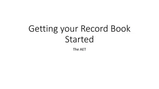 The AET Record Book Setup Guide