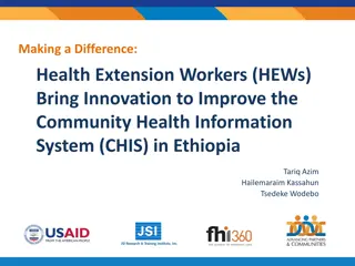 Innovating Community Health Information Systems in Ethiopia