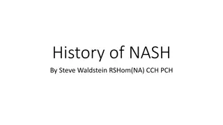 History of NASH - Setting Standards and Certification in Homeopathy