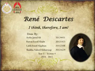 René Descartes: Philosopher and Mathematician Extraordinaire