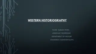 Evolution of Historiography: From Ancient Greece to Medieval Times