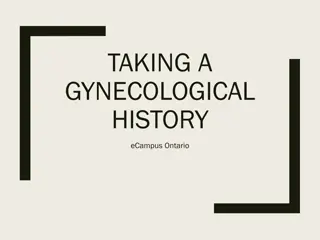 Gynecological History Taking