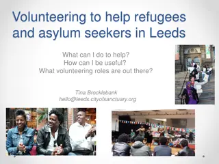 Volunteering Opportunities to Help Refugees and Asylum Seekers in Leeds