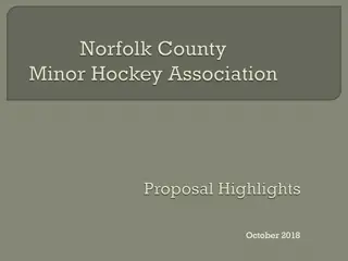 Norfolk Minor Hockey Associations Development Plan