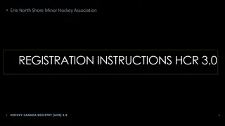 Step-by-Step Guide for Registering with Erie North Shore Minor Hockey Association