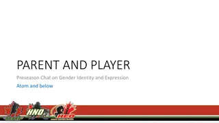 Preseason Chat on Gender Identity and Expression for Parents and Players