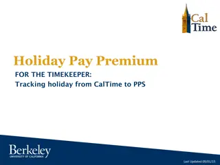 Holiday Pay Premium for Union Employees