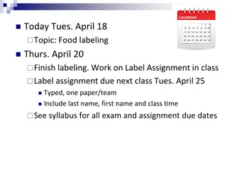 Food Labeling: A Comprehensive Overview