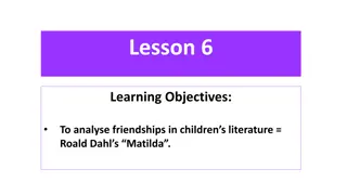 Analyzing Friendships in Roald Dahl's 