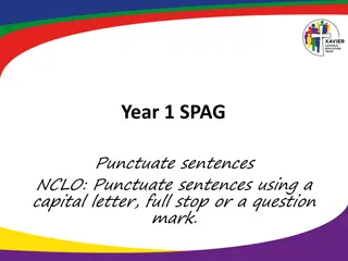 Learn About Punctuating Sentences with Capital Letters and Full Stops