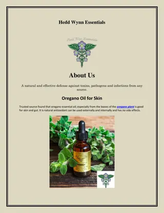 Oil of Oregano, wildoiloforegano.com