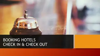 Hotel Booking: Check-in and Check-out Procedures Explained