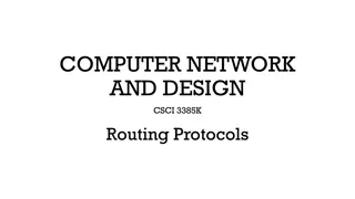 Router Routing Tables in Computer Networks