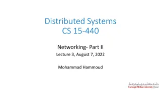 Networking Principles and Routing Algorithms in Distributed Systems